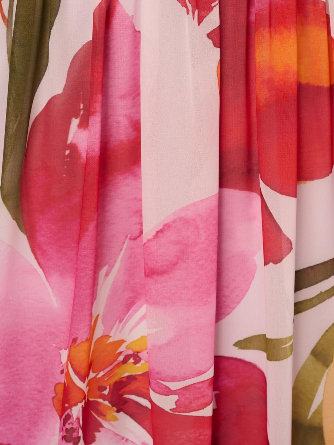 Adrianna Papell Women's Floral Chiffon Ring Gown - Image 3