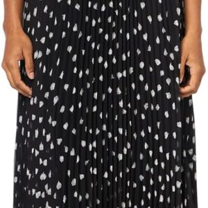 Adrianna Papell Women's Print Pleat Ankle Dress