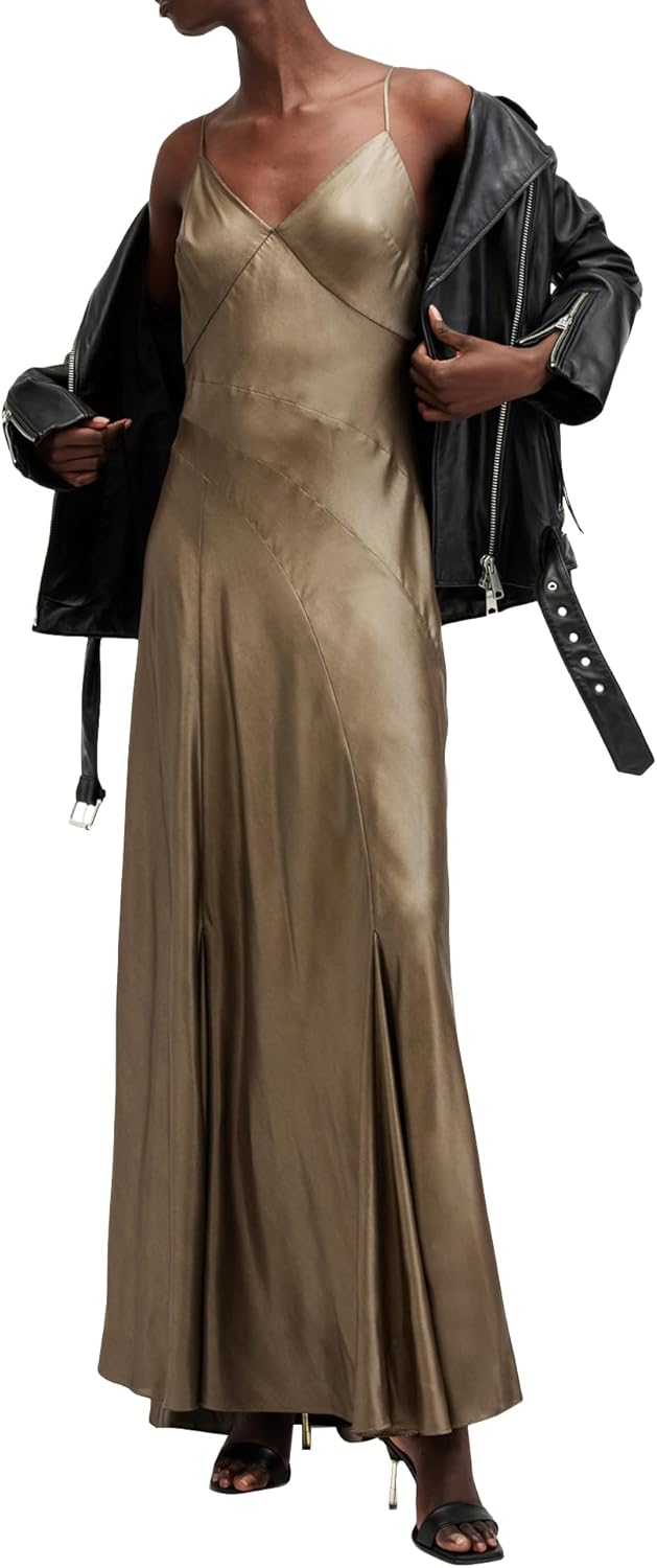 AllSaints Women's Lili Maxi Dress - Image 8