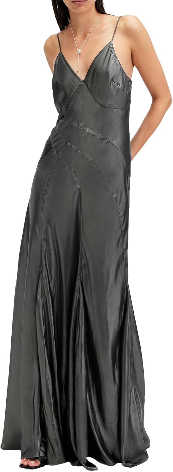 AllSaints Women's Lili Maxi Dress - Image 6
