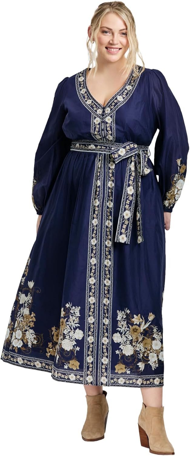 Avenue Women's Plus Size Ethereal Escape Maxi Dress