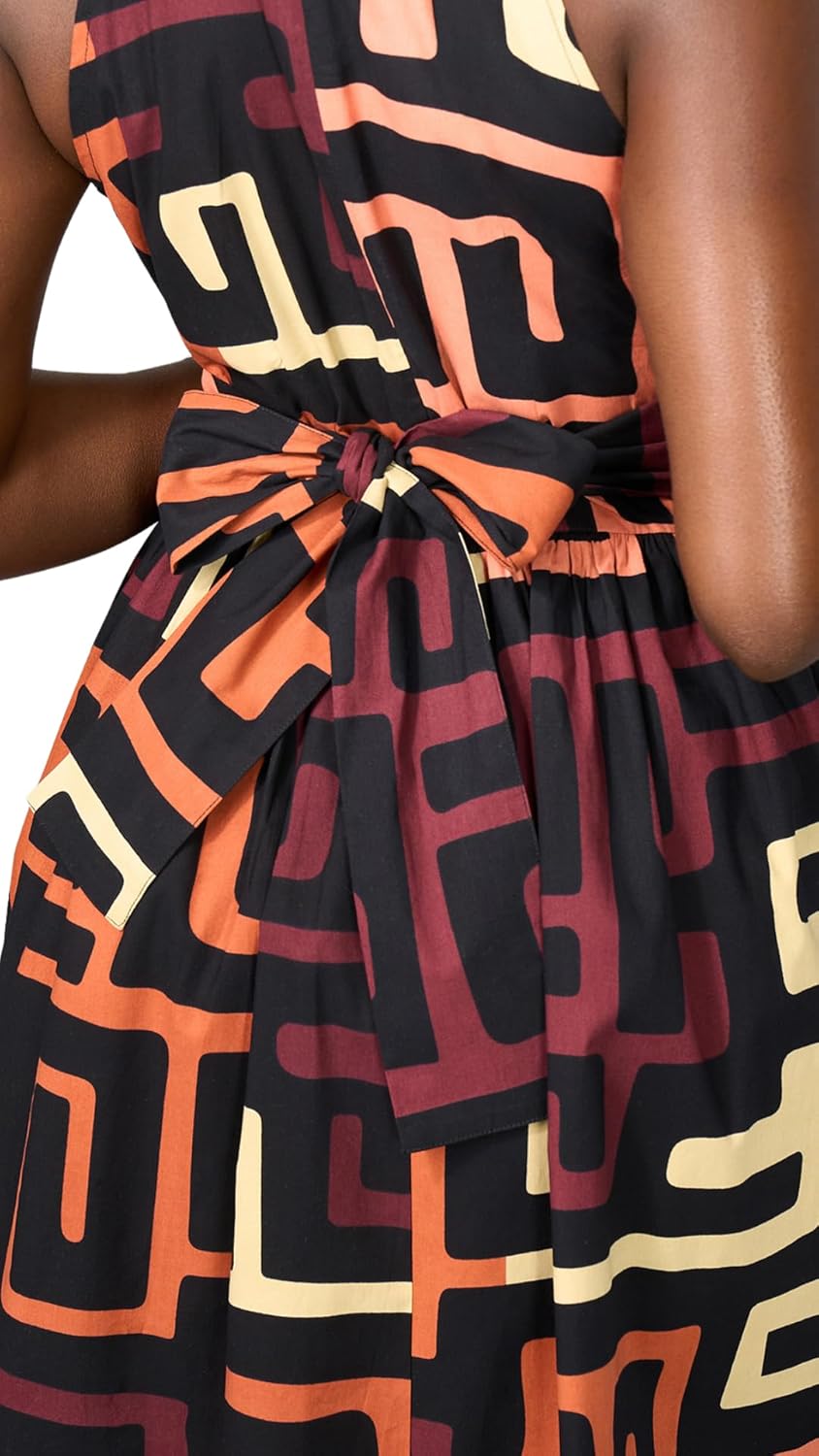 D'IYANU | Ronke African Print Dress for Women \u2013 Elegant African Attire \u2013 Ankara & Kente Dress in Regular & Plus Sizes - Image 3