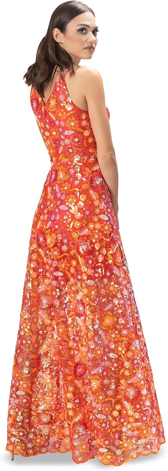 Dress the Population Women's Ariyah Fit and Flare Maxi Dress - Image 3