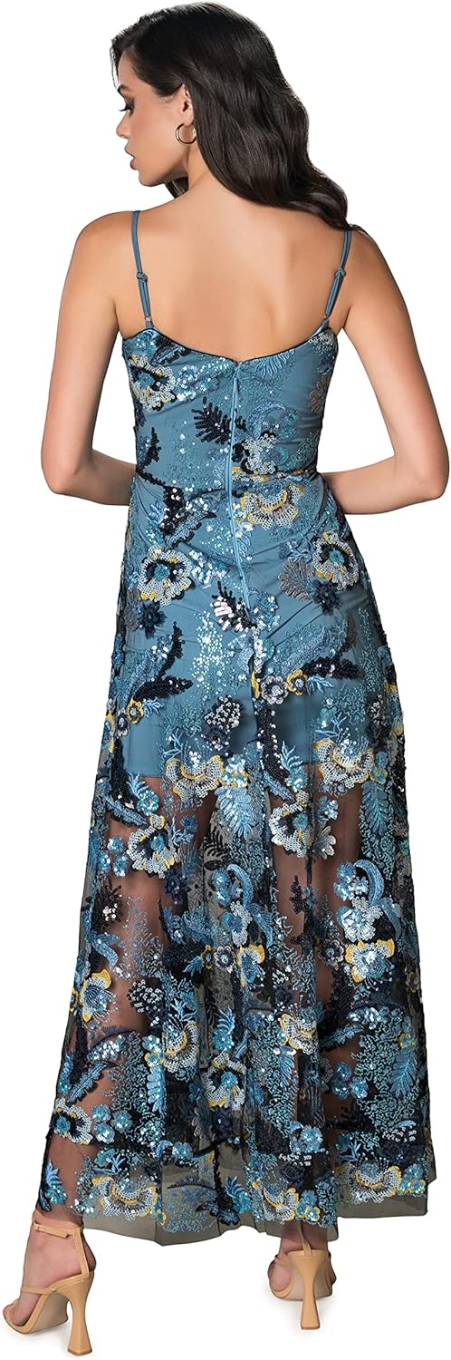 Dress the Population Women's Umalina Fit and Flare Maxi Dress - Image 3