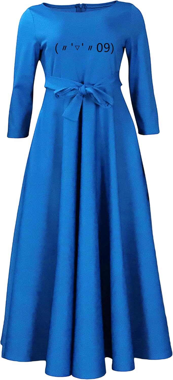 EIDEFE Womens Elegant Soft Long Sleeve Dresses Oversize Fashion Maxi Dress Slim Dresses - Image 19