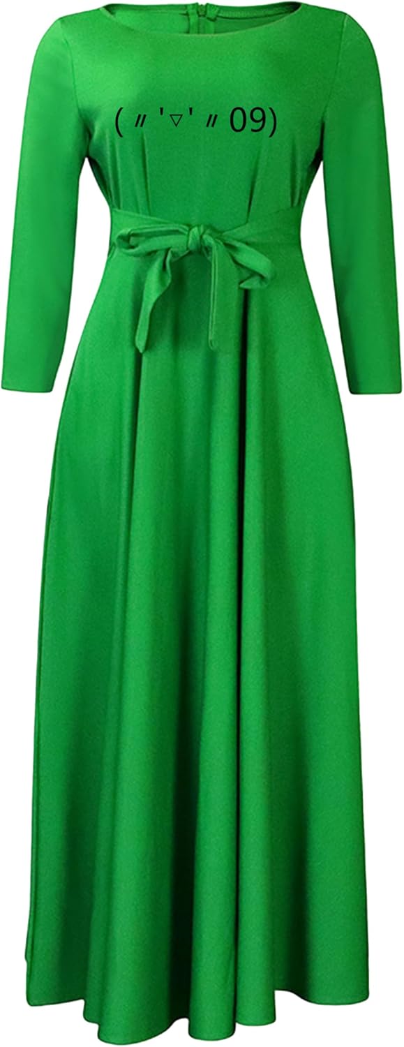 EIDEFE Womens Elegant Soft Long Sleeve Dresses Oversize Fashion Maxi Dress Slim Dresses - Image 10