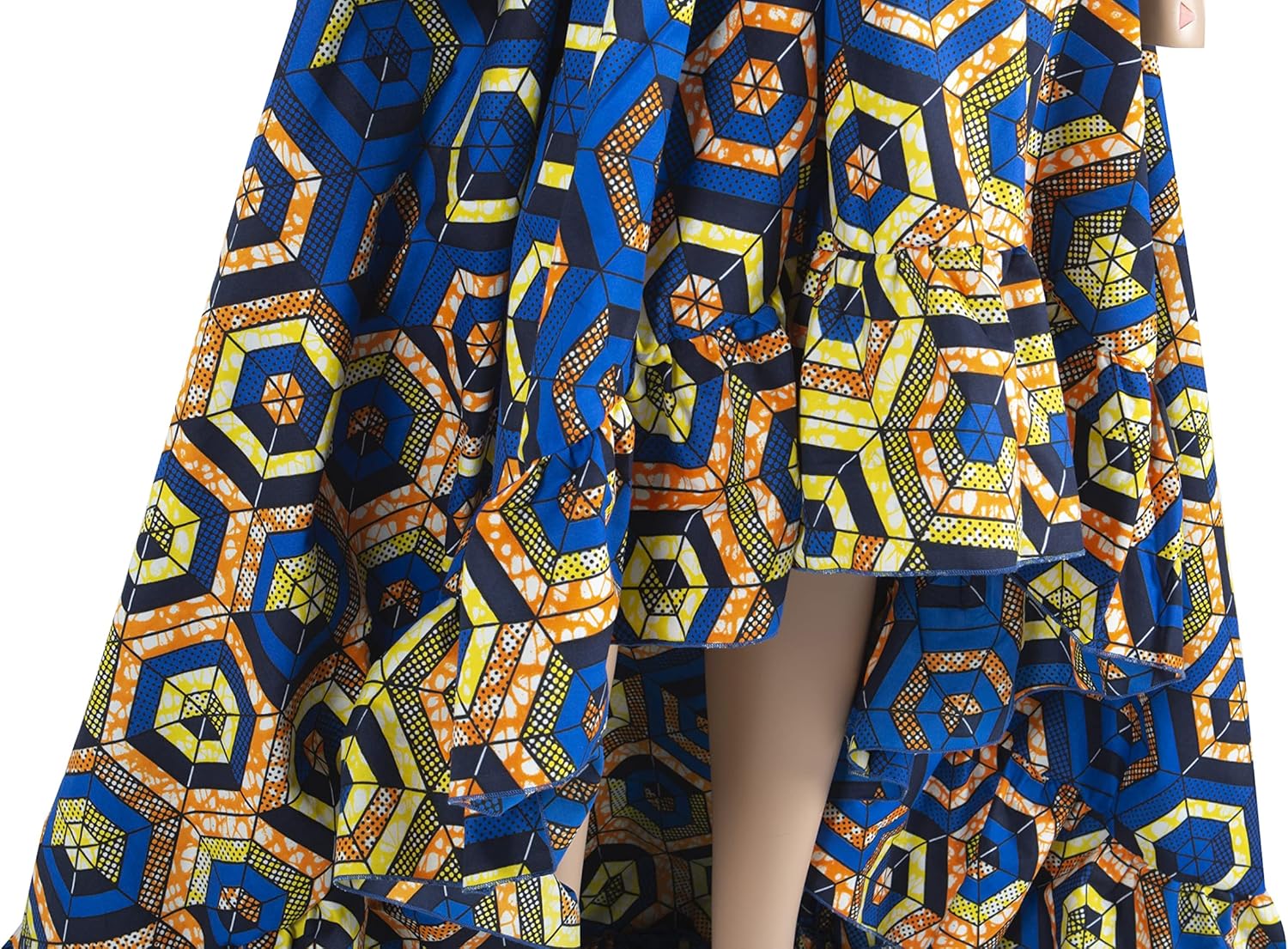 iooiooi African Dresses for Women Party Robe Plus Size Print Dashiki Dinner Dress - Image 5