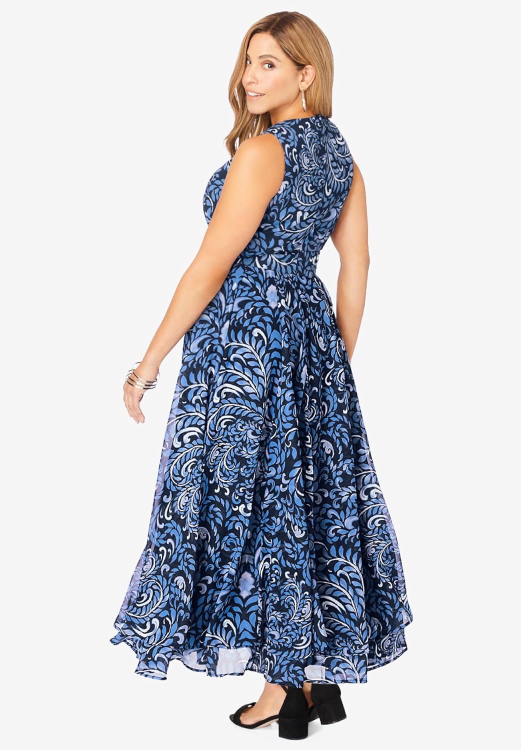 Jessica London Women's Plus Size Georgette Flyaway Maxi Dress - Image 2