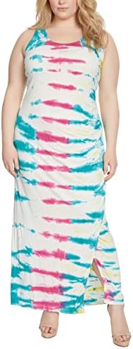 Jessica Simpson Trendy Plus Size Bianca Tie Dyed Dress