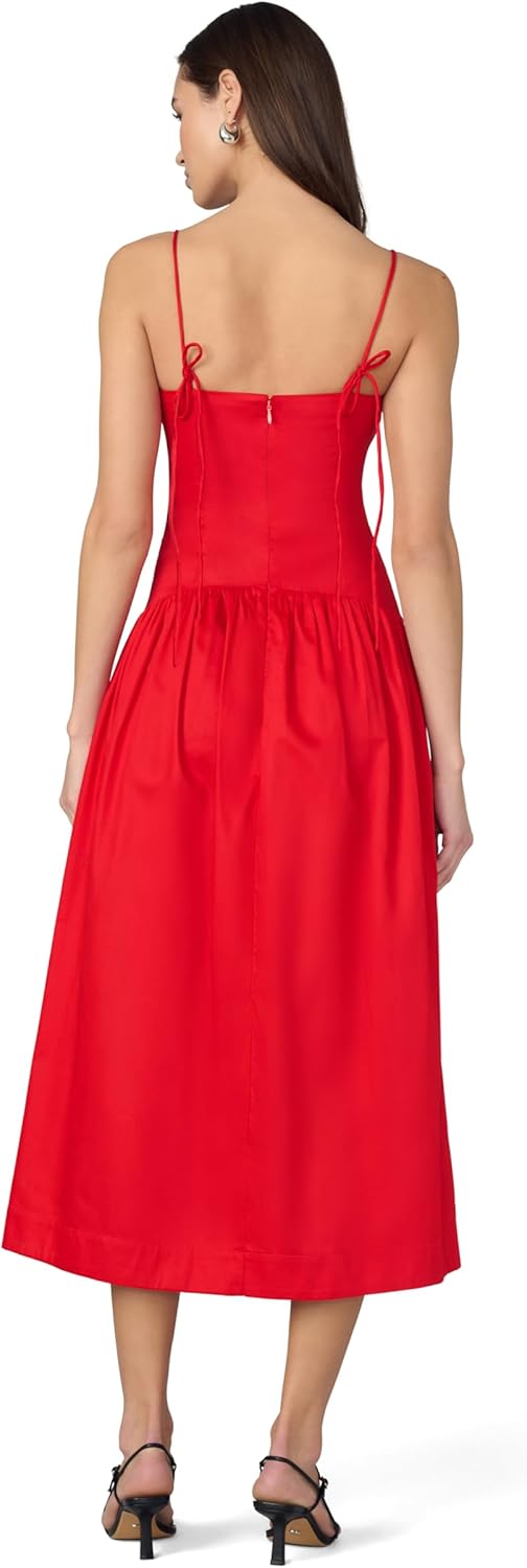 Joe's Women's The Mara Fit and Flare Thin Strap Maxi Dress with Pockets - Image 3