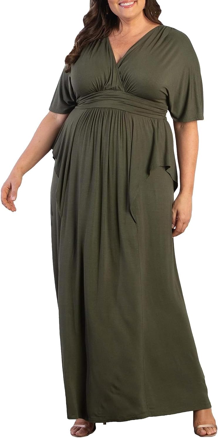 Kiyonna Plus Size Indie Flair Maxi Dress | Women's Boho Long Dress for Wedding Guest, Cocktail, Party, or Work - Image 6