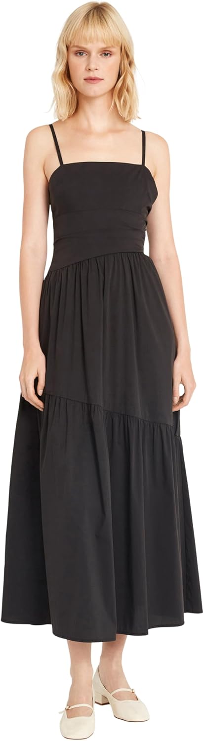 Luxely Spaghetti Strap Angled Tiered Maxi Pockets | Summer Casual Dresses for Women - Image 8