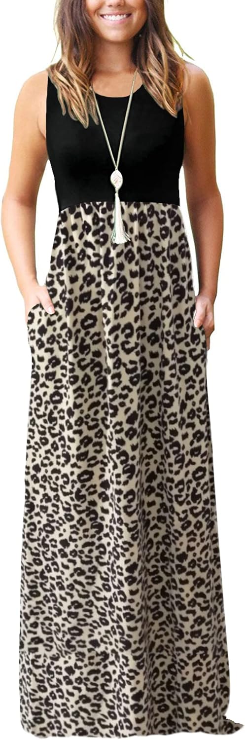 MOLERANI Women's Loose Plain Maxi Dresses Casual Long Dresses with Pockets - Image 41