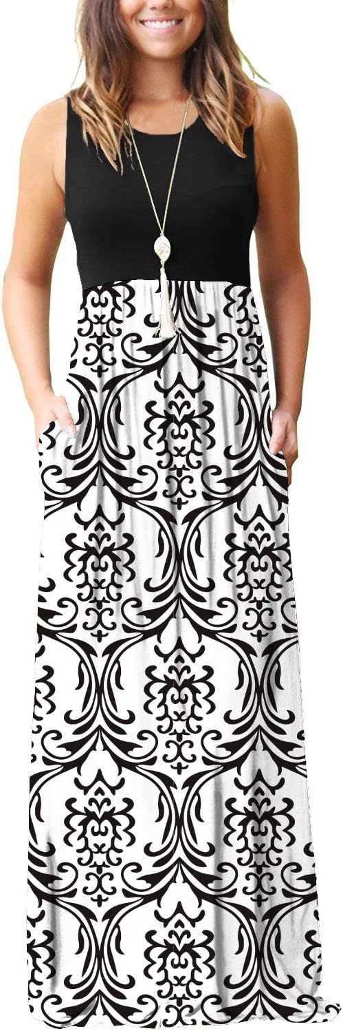MOLERANI Women's Loose Plain Maxi Dresses Casual Long Dresses with Pockets - Image 18