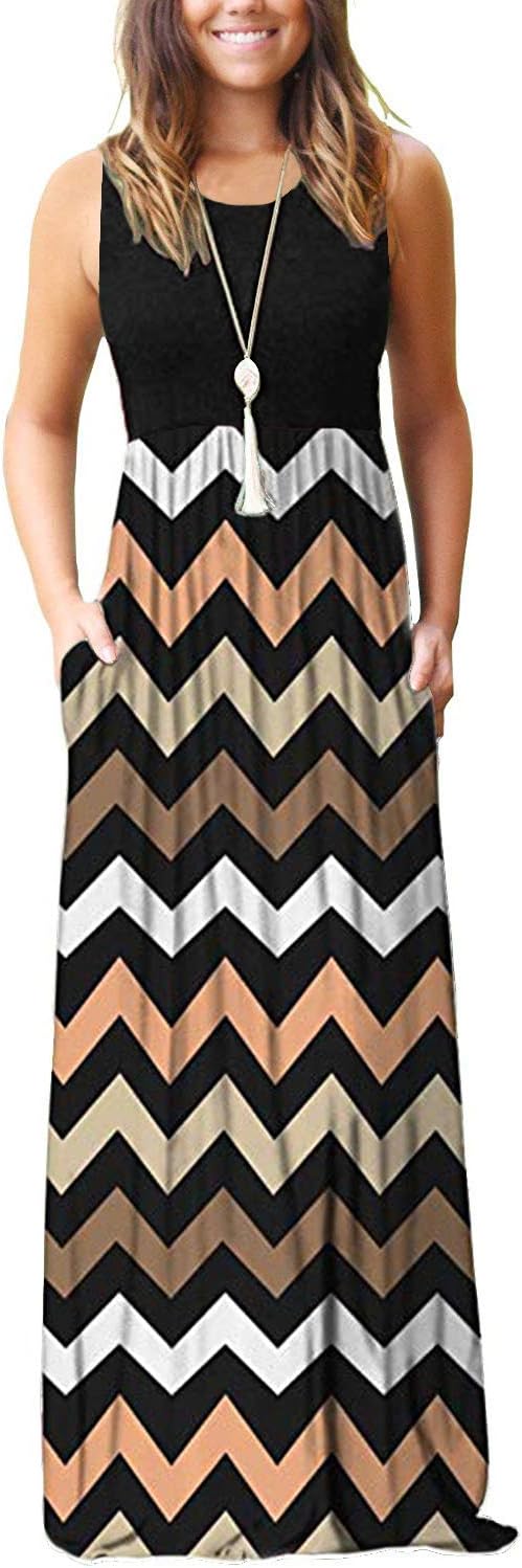 MOLERANI Women's Loose Plain Maxi Dresses Casual Long Dresses with Pockets - Image 32