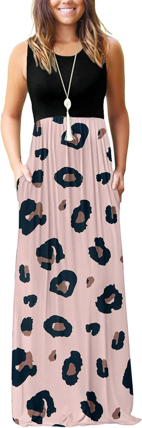 MOLERANI Women's Loose Plain Maxi Dresses Casual Long Dresses with Pockets - Image 17