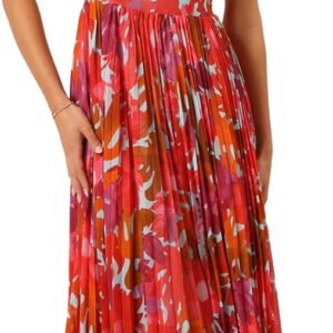 Petal & Pup Women's Achanti Pleated Maxi Dress