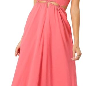 Petal & Pup Women's Carton Halterneck Maxi Dress