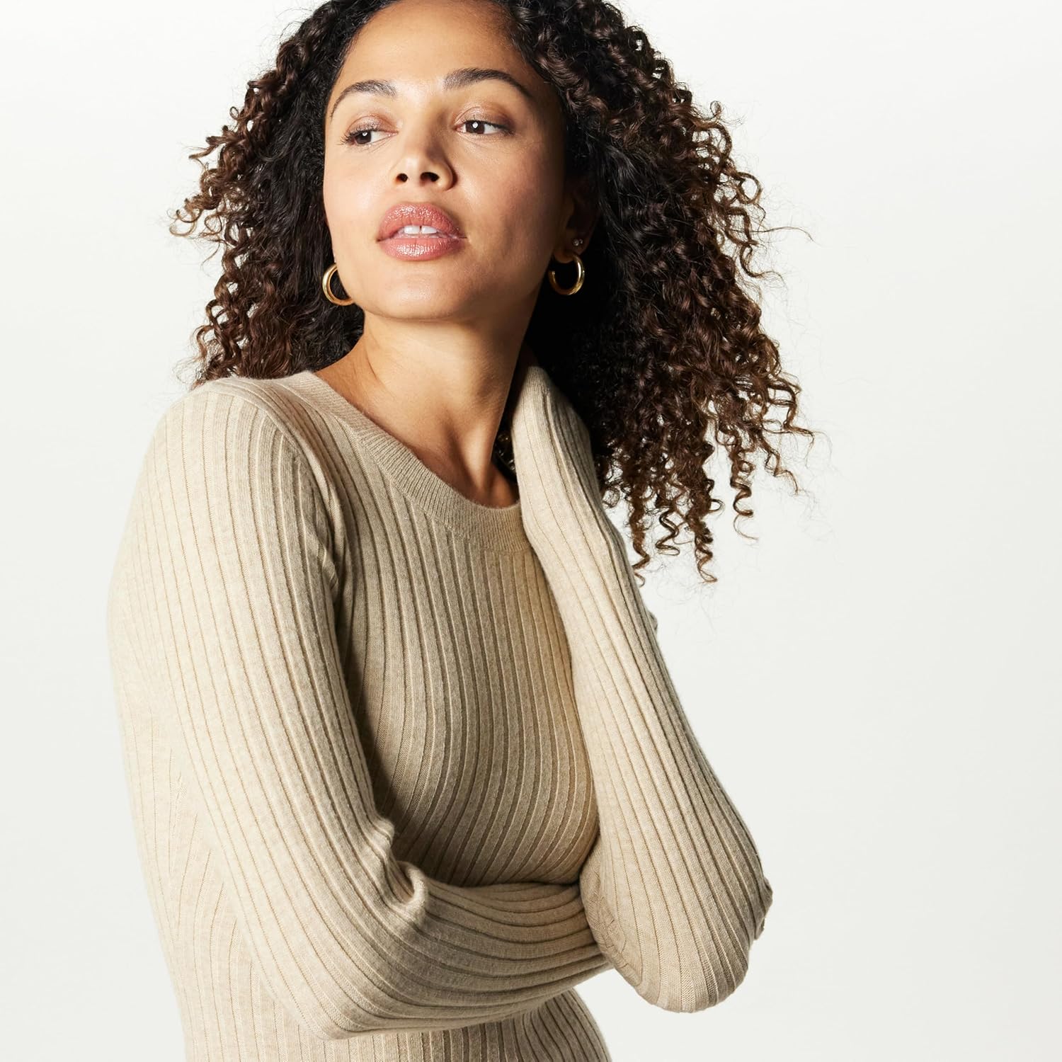 The Drop Women's Ashlyn Ribbed Sweater Maxi Dress - Image 3