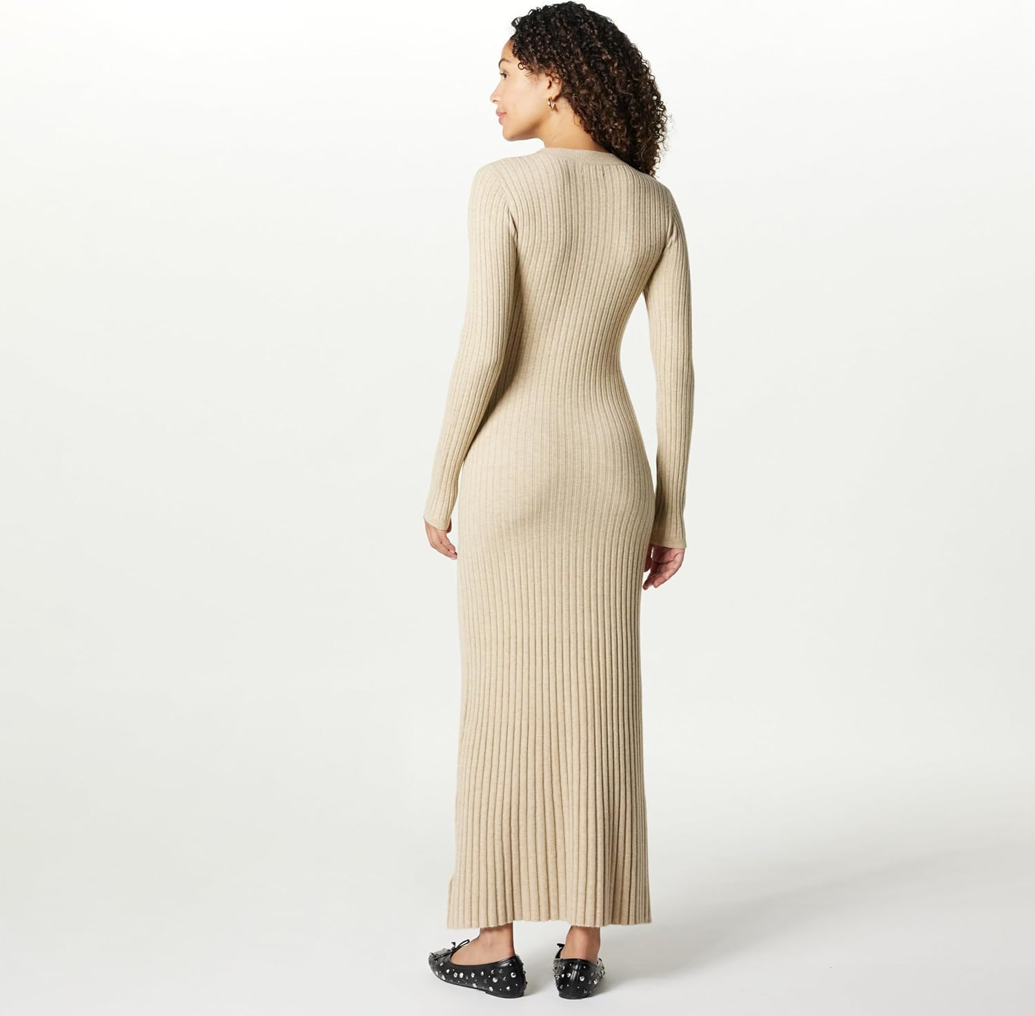 The Drop Women's Ashlyn Ribbed Sweater Maxi Dress - Image 2