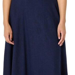 The Drop Women's Carlota Strapless Linen Maxi Dress