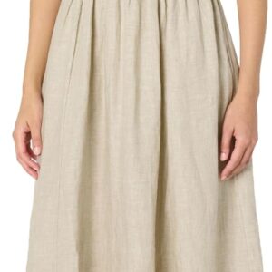 The Drop Women's Hellen Strapless Mixed Media Maxi Dress