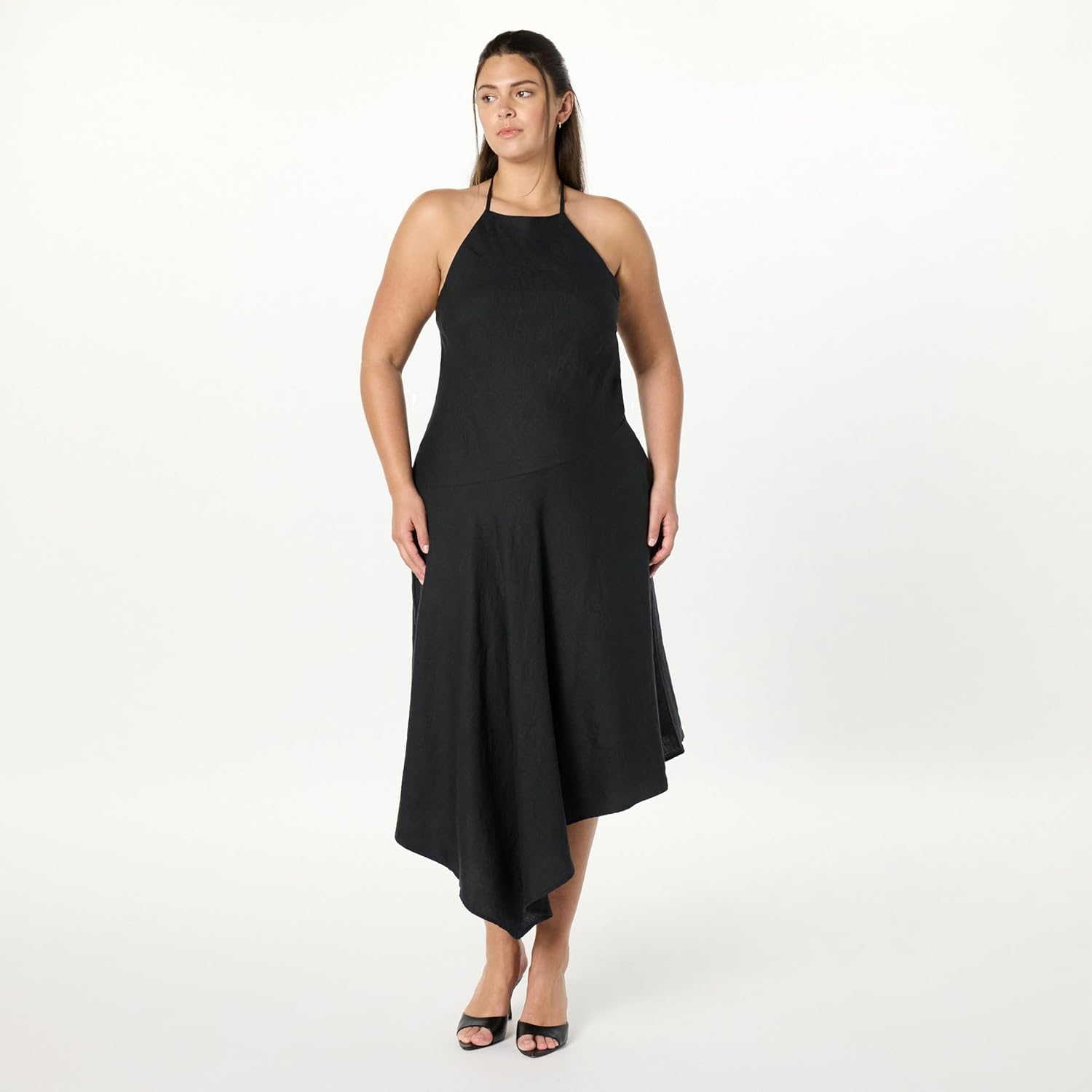 The Drop Women's Standard Ciga Halter Linen Maxi Dress - Image 5