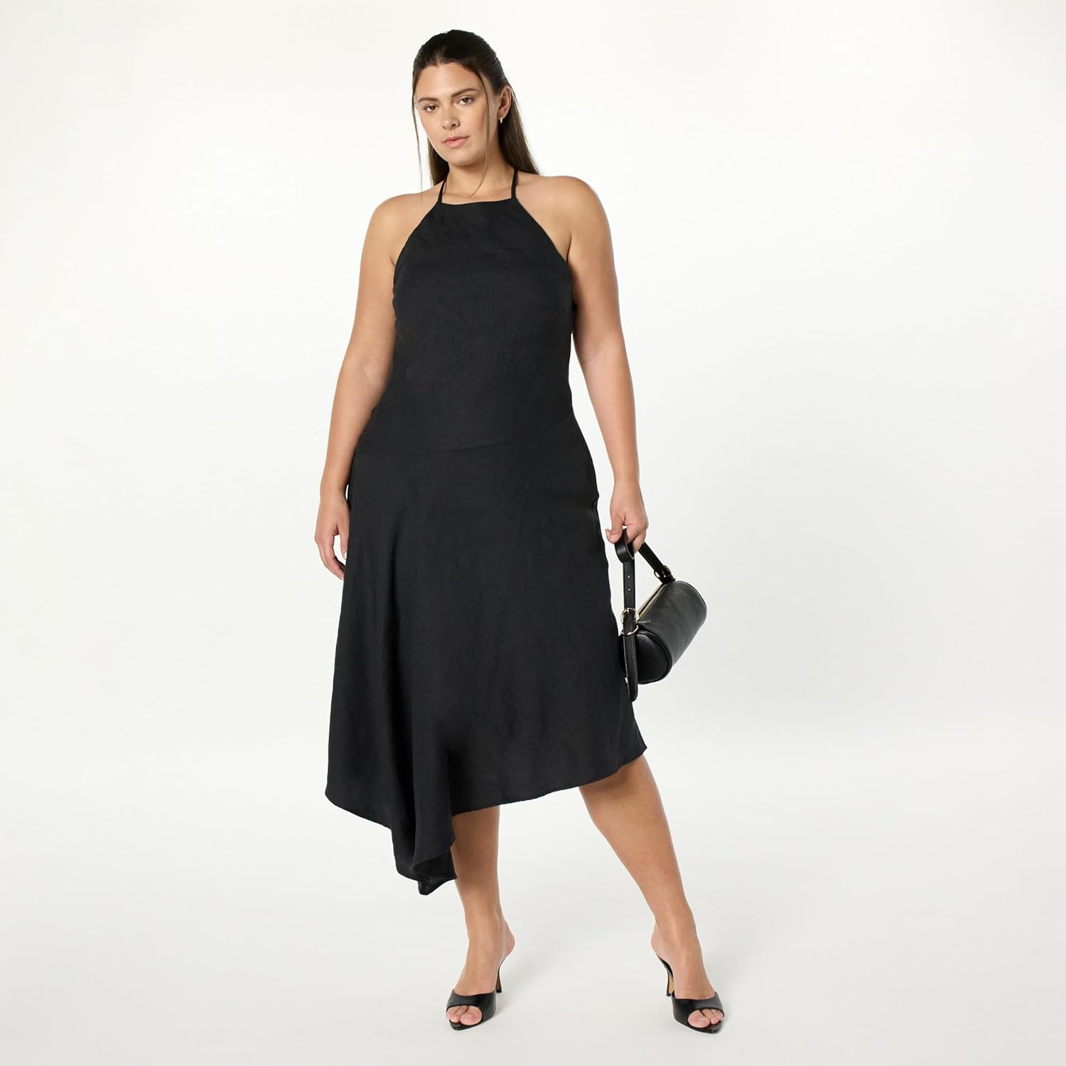 The Drop Women's Standard Ciga Halter Linen Maxi Dress - Image 7