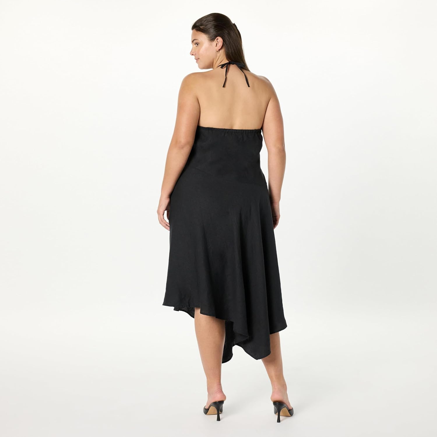 The Drop Women's Standard Ciga Halter Linen Maxi Dress - Image 6