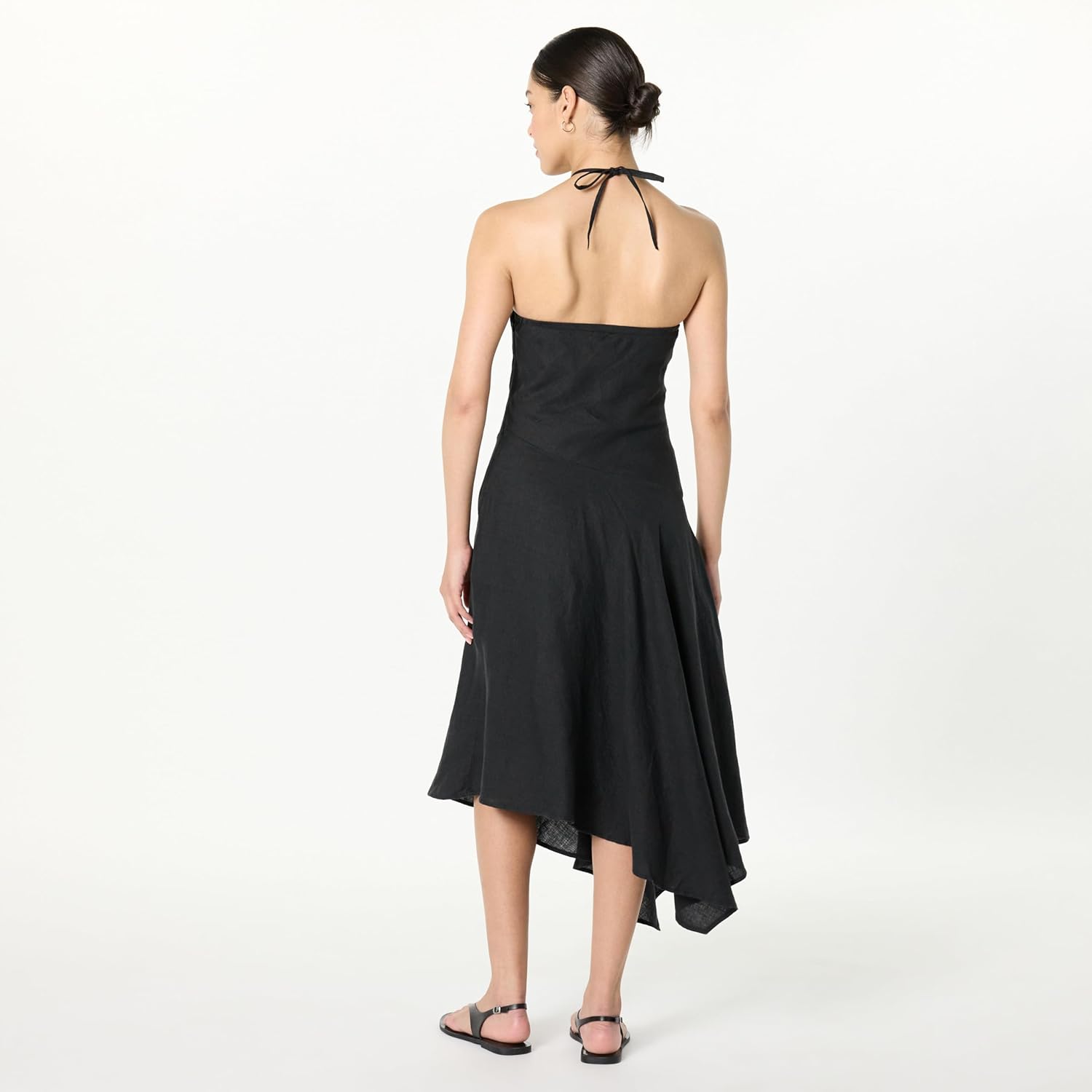 The Drop Women's Standard Ciga Halter Linen Maxi Dress - Image 2