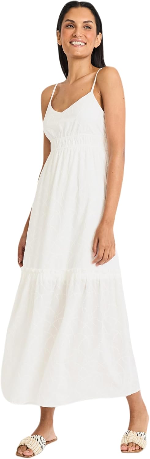 The Good Journey Women's Tiered Maxi Empire Waist with Sweetheart Neckline-Spaghetti Strap Summer A-line Dresses - Image 2