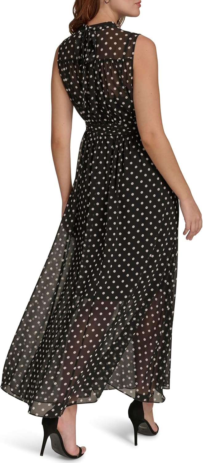 Tommy Hilfiger Women's Flattering Fancy Maxi Sleeveless Dress - Image 4