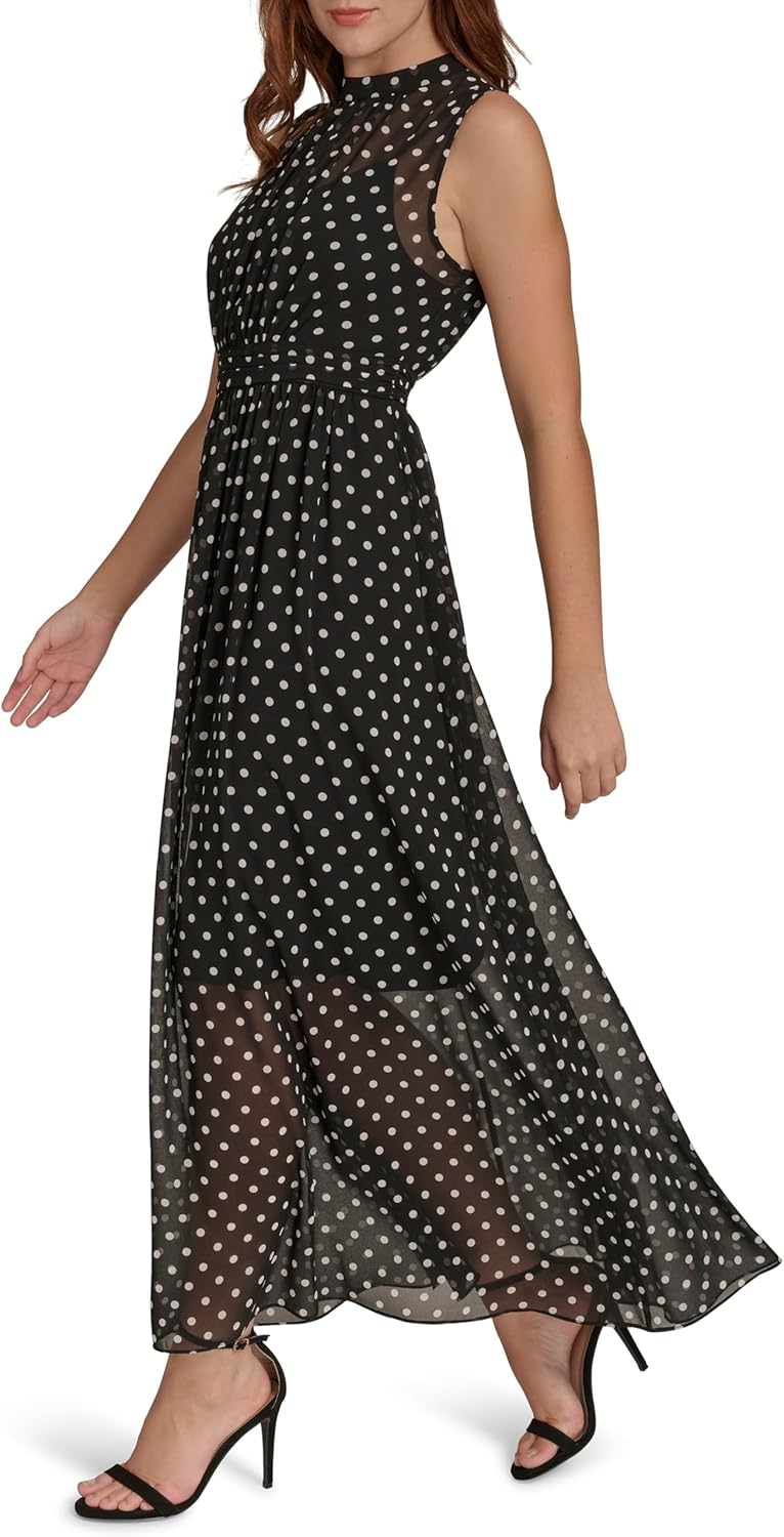 Tommy Hilfiger Women's Flattering Fancy Maxi Sleeveless Dress - Image 3