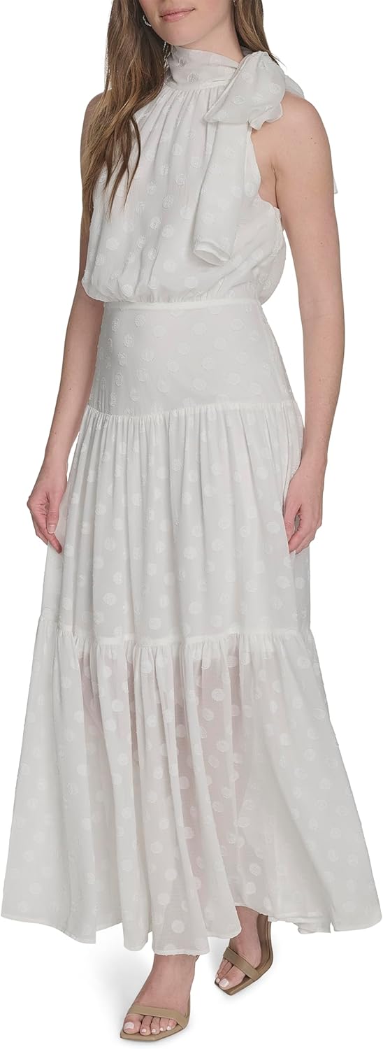 Tommy Hilfiger Women's Halter Neck Sleeveless Maxi Dress - Image 3