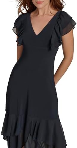 Tommy Hilfiger Women's Light V Neck Flattering Maxi Dress - Image 2