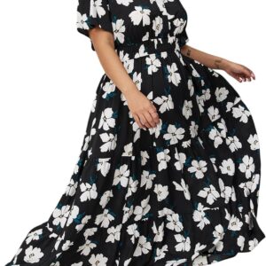 Torrid Women's Plus Size Dress - Y-Neck Tiered Maxi Dress